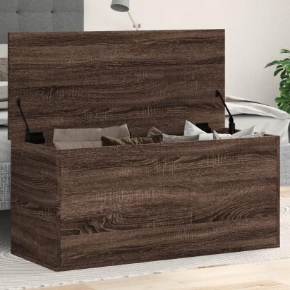 Cutie de depozitare, stejar maro, 100x42x46 cm, lemn prelucrat GartenMobel Dekor