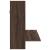 Birou montat pe perete stejar maro 105x48x75cm lemn prelucrat GartenMobel Dekor