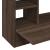 Birou montat pe perete stejar maro 105x48x75cm lemn prelucrat GartenMobel Dekor
