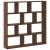 Raft cubic perete 12 compartimente stejar maro lemn prelucrat GartenMobel Dekor