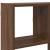 Raft cubic perete 12 compartimente stejar maro lemn prelucrat GartenMobel Dekor