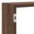 Raft cubic perete 7 compartimente stejar maro lemn prelucrat GartenMobel Dekor
