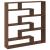 Raft cubic perete 7 compartimente stejar maro lemn prelucrat GartenMobel Dekor