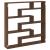 Raft cubic perete 7 compartimente stejar maro lemn prelucrat GartenMobel Dekor