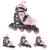 Role Reglabile 4in1 Nils Extreme NH18331 Negru/Roz FitLine Training