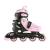 Role Reglabile 4in1 Nils Extreme NH18331 Negru/Roz FitLine Training