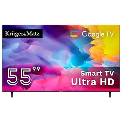 GOOGLE SMART TV 5.0 55INCH 141CM ULTRAHD 4K KRUGER&MATZ EuroGoods Quality