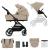 CARUCIOR KINDERKRAFT YOXI 2IN1, SAND BEIGE SuperHeroes ToysZone