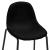 Scaune de bar, 6 buc., negru, material textil GartenMobel Dekor
