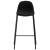 Scaune de bar, 6 buc., negru, material textil GartenMobel Dekor