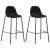 Set mobilier de bar, 3 piese, negru, material textil GartenMobel Dekor