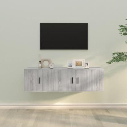 Set dulapuri TV, 2 piese, gri sonoma, lemn prelucrat GartenMobel Dekor