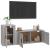 Set dulapuri TV, 2 piese, gri sonoma, lemn prelucrat GartenMobel Dekor