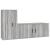 Set dulapuri TV, 2 piese, gri sonoma, lemn prelucrat GartenMobel Dekor