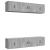 Set dulap TV, 6 piese, gri beton, lemn prelucrat GartenMobel Dekor