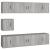 Set comode TV, 7 piese, gri sonoma, lemn compozit GartenMobel Dekor
