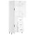 Dulap înalt, alb, 69,5x34x180 cm, lemn compozit GartenMobel Dekor
