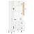 Dulap înalt, alb, 69,5x34x180 cm, lemn compozit GartenMobel Dekor