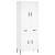 Dulap înalt, alb, 69,5x34x180 cm, lemn compozit GartenMobel Dekor