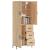 Dulap înalt, stejar sonoma, 69,5x34x180 cm, lemn compozit GartenMobel Dekor