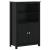 Set mobilier baie, 3 piese, „BERG” , negru, lemn masiv de pin GartenMobel Dekor