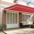 Paravan manual retractabil Roșu 600x350 cm GartenMobel Dekor