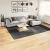 Covor "IZA" aspect scandinav cu fire scurte, antracit,200x280cm GartenMobel Dekor