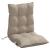 Perne scaun cu spătar mic, 4 buc., gri taupe, textil oxford GartenMobel Dekor