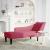 Sezlong cu cotiera dreapta Wine Red Velvet GartenMobel Dekor