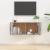 Dulap TV montat pe perete, gri beton, 100x34,5x40 cm GartenMobel Dekor