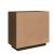 Dulap, stejar maro, 80x40x75 cm, lemn prelucrat GartenMobel Dekor