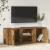 Comodă TV, stejar fumuriu, 100x31,5x35 cm, lemn prelucrat GartenMobel Dekor