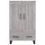 Dulap gri Sonoma 69,5x31x115 cm, lemn prelucrat GartenMobel Dekor