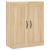 Dulap TV pe perete stejar sonoma, 69,5x34x90 cm, lemn prelucrat GartenMobel Dekor