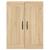Dulap TV pe perete stejar sonoma, 69,5x34x90 cm, lemn prelucrat GartenMobel Dekor