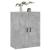 Dulap pe perete, gri beton, 69,5x34x90 cm, lemn prelucrat GartenMobel Dekor