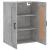 Dulap pe perete, gri beton, 69,5x34x90 cm, lemn prelucrat GartenMobel Dekor