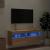 Comodă TV de perete cu lumini LED, stejar sonoma, 100x30x40 cm GartenMobel Dekor