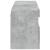 Comodă TV de perete cu lumini LED, gri beton, 100x30x40 cm GartenMobel Dekor