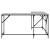 Birou, gri sonoma, 149x149x75 cm, lemn prelucrat GartenMobel Dekor