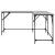 Birou, gri sonoma, 149x149x75 cm, lemn prelucrat GartenMobel Dekor