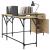 Birou, stejar sonoma, 141x141x75 cm, lemn prelucrat GartenMobel Dekor