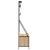 Suport de haine cu raft pantofi, stejar sonoma, 100x41x184 cm GartenMobel Dekor