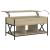 Măsuță de cafea stejar sonoma 100x55x50 cm lemn prelucrat/metal GartenMobel Dekor