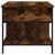 Măsuță de cafea stejar fumuriu 100x55x50cm lemn prelucrat/metal GartenMobel Dekor