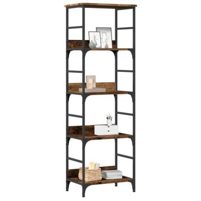 Bibliotecă, lemn vechi, 50x33x153 cm, lemn prelucrat GartenMobel Dekor