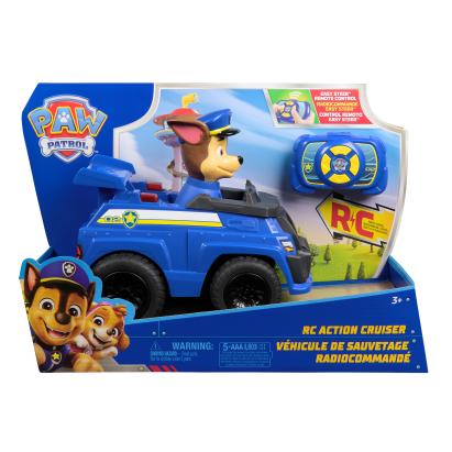 PATRULA CATELUSILOR VEHICUL CU TELECOMANDA ACTION CRUISER SI FIGURINA CHASE SuperHeroes ToysZone