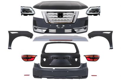 Pachet Exterior Complet Nissan Patrol Y62 (2015-2019) Conversie la 2020 Design Performance AutoTuning