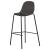 Set de bar, 3 piese, gri închis, material textil GartenMobel Dekor