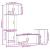 Set dulapuri TV, 5 piese, gri sonoma, lemn prelucrat GartenMobel Dekor
